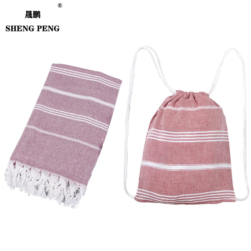 Soft Personalized Custom Beach Towel Bag