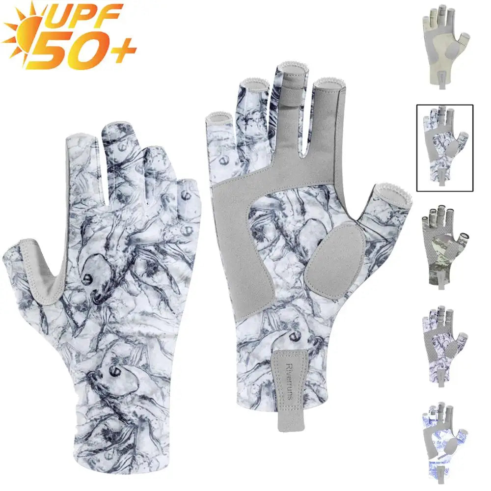 Fingerless Fishing Gloves for Men and Women