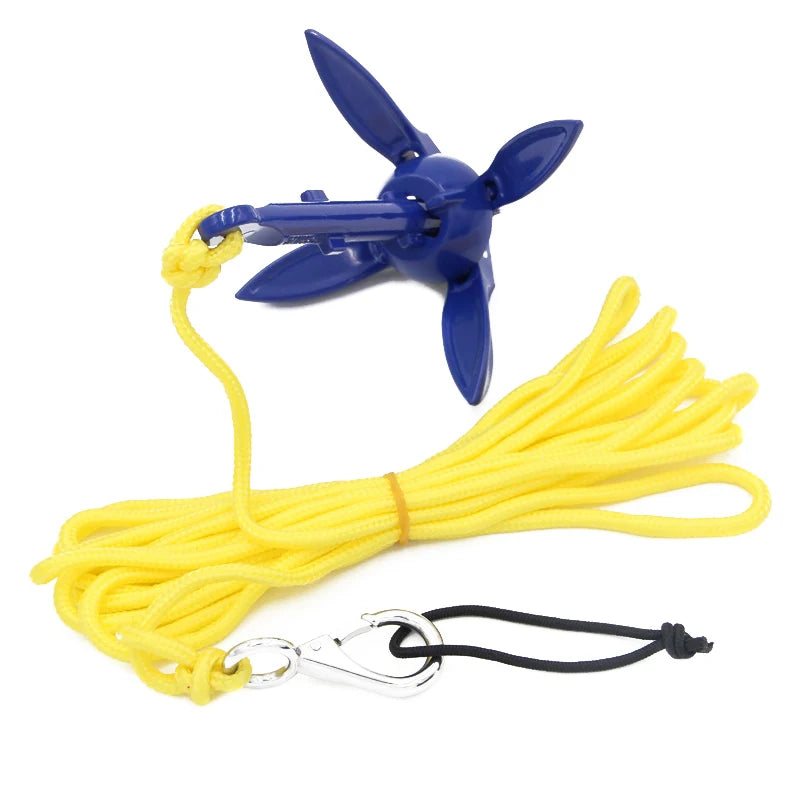 Universal Folding Anchor Aluminum Lightweight Small Watercraft Anchor