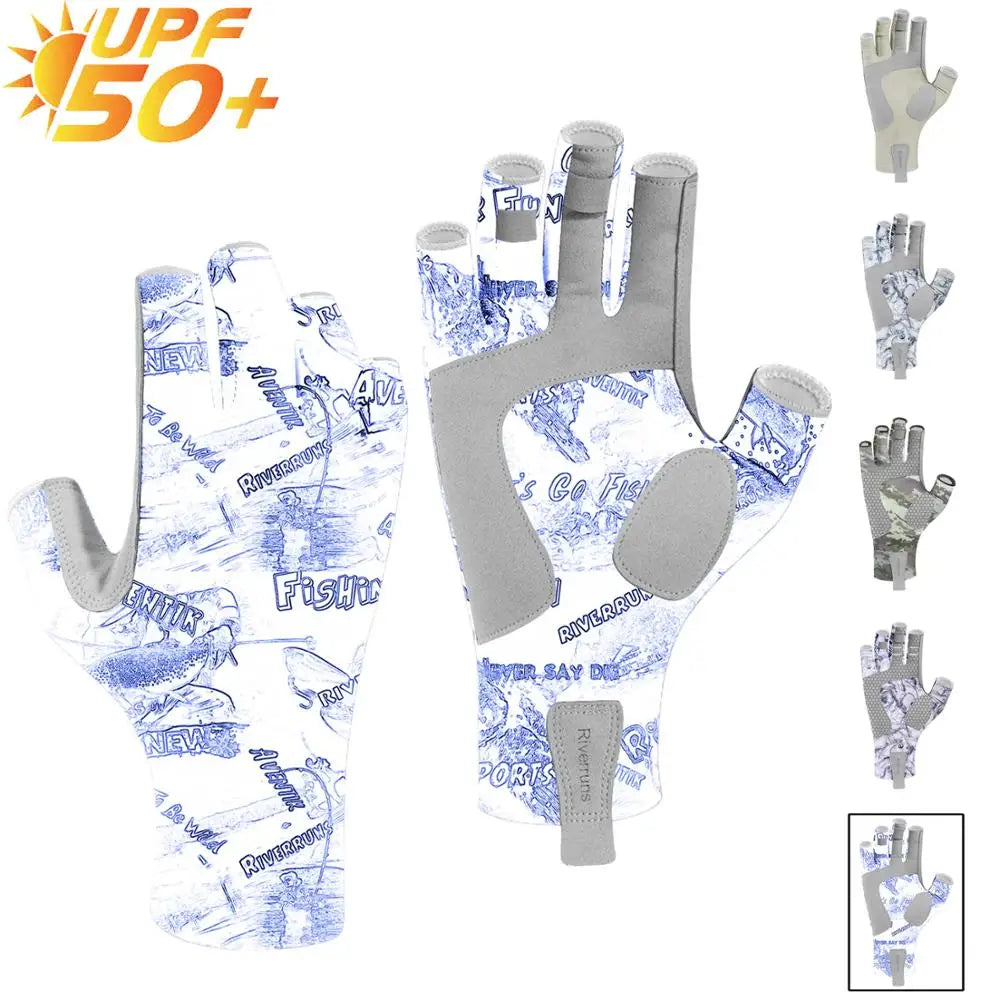 Fingerless Fishing Gloves for Men and Women