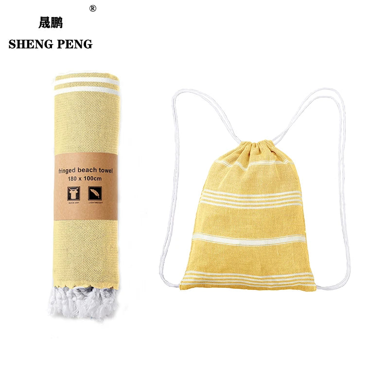 Soft Personalized Custom Beach Towel Bag
