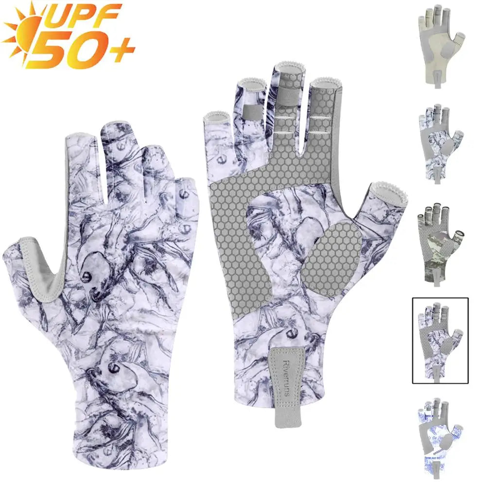 Fingerless Fishing Gloves for Men and Women