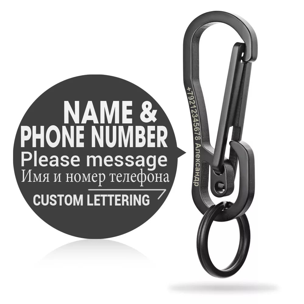 Custom Stainless Steel Keychain Lettering