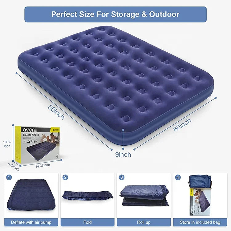 Double Size Air Mattress Inflatable Bed
