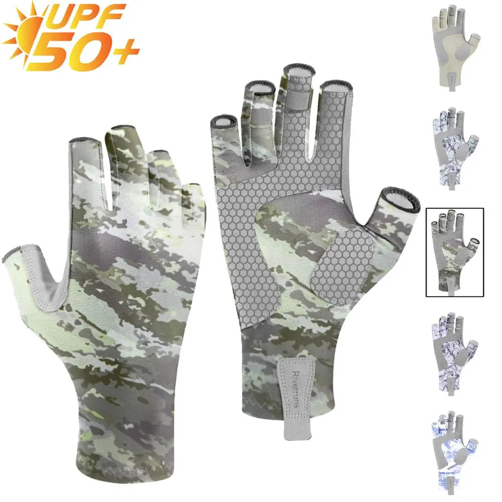 Fingerless Fishing Gloves for Men and Women