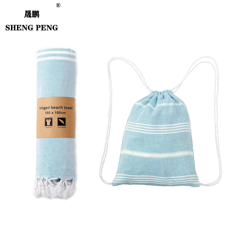 Soft Personalized Custom Beach Towel Bag