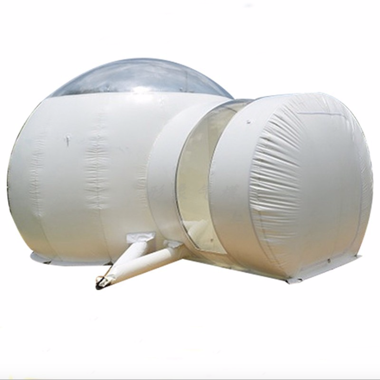 Customized Outdoor Event Inflatable Transparent Bubble Dome Tent With Channel