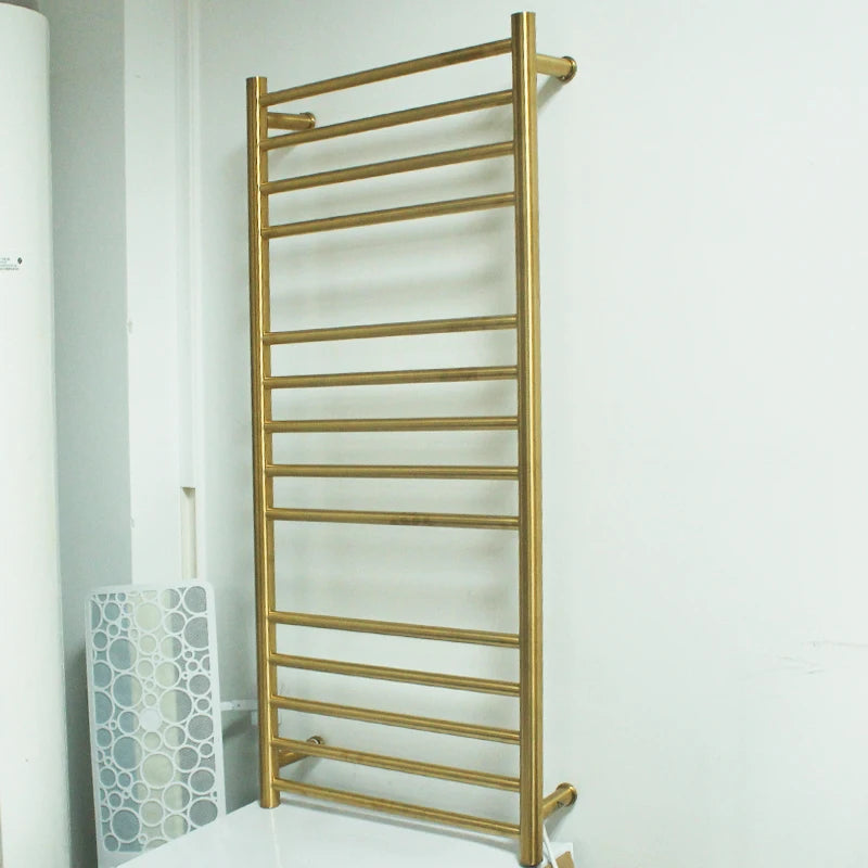 Stainless Steel Brushed Gold Towel Warmer