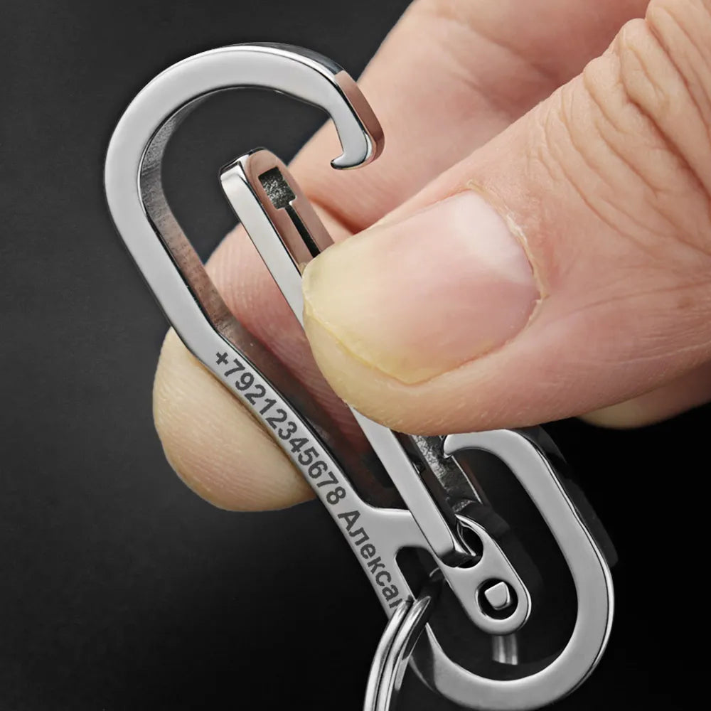 Custom Stainless Steel Keychain Lettering