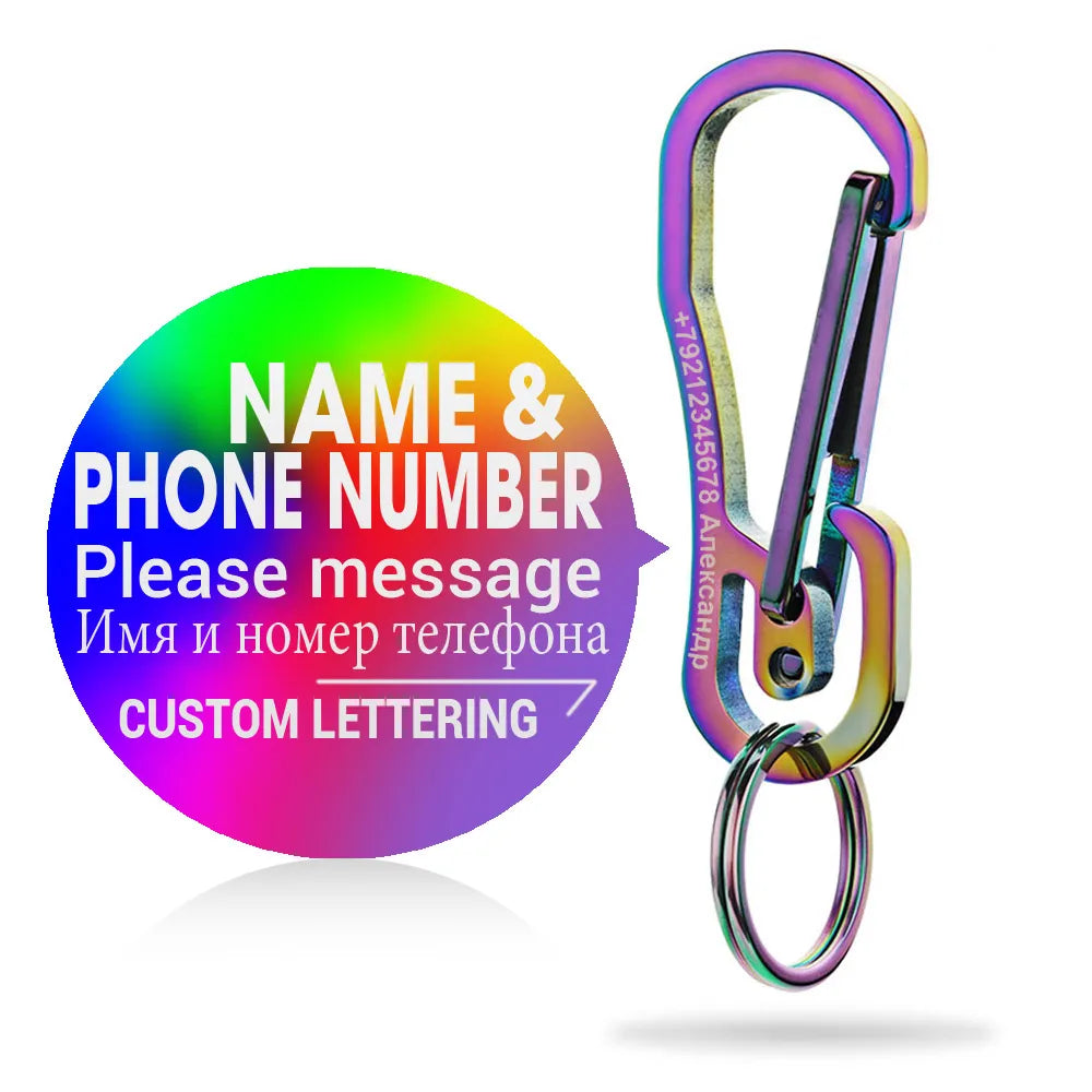Custom Stainless Steel Keychain Lettering
