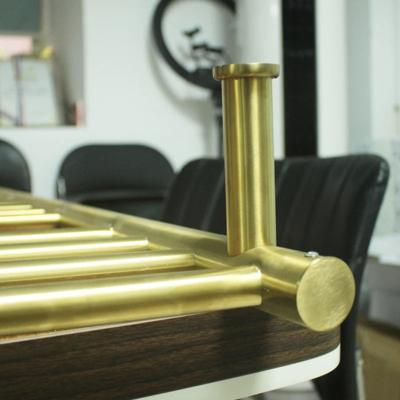Stainless Steel Brushed Gold Towel Warmer